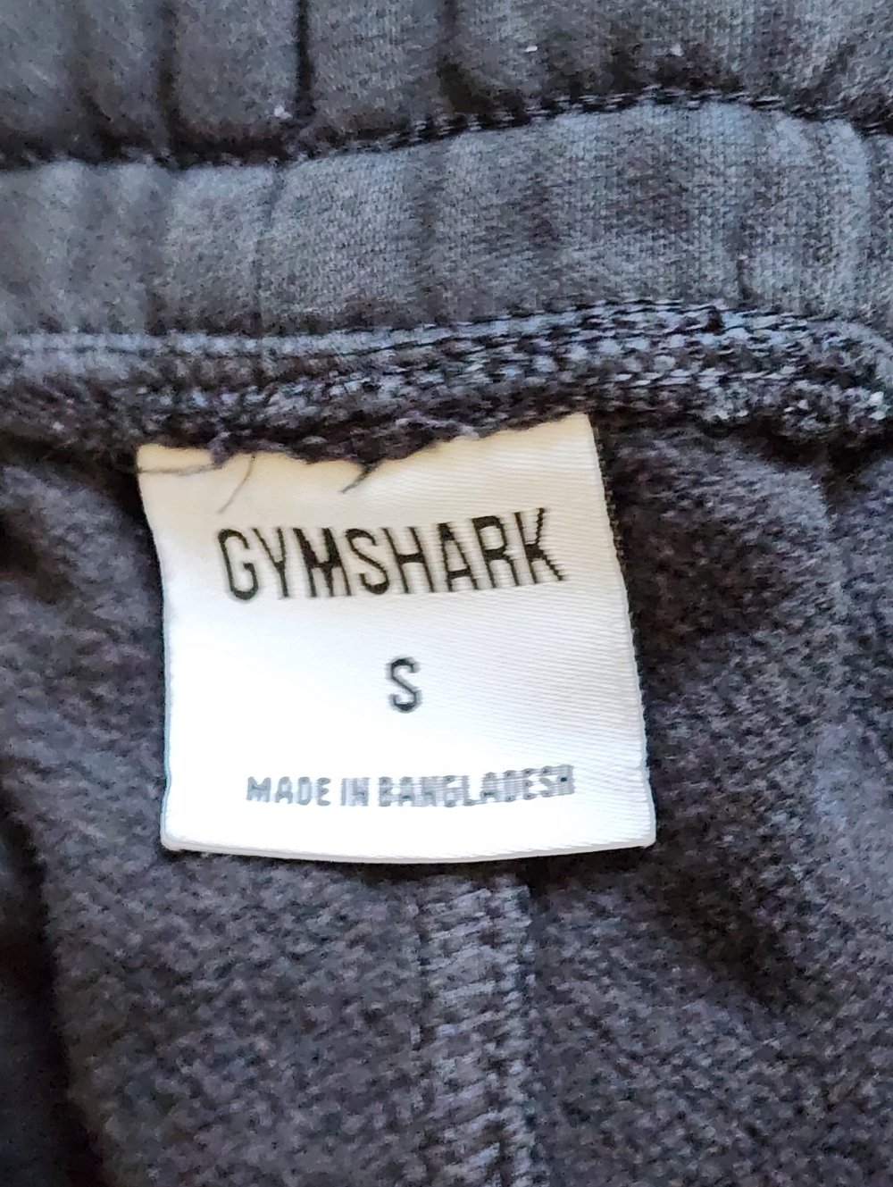 Gymshark Crest Jogger Sweatpants Black Size Small Slimfit Athletic Unisex - Picture 10 of 10